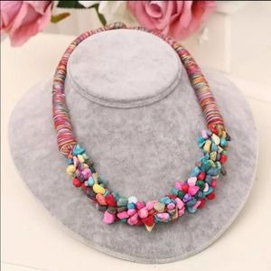 Multicolor stimulated Pearl Necklace for women